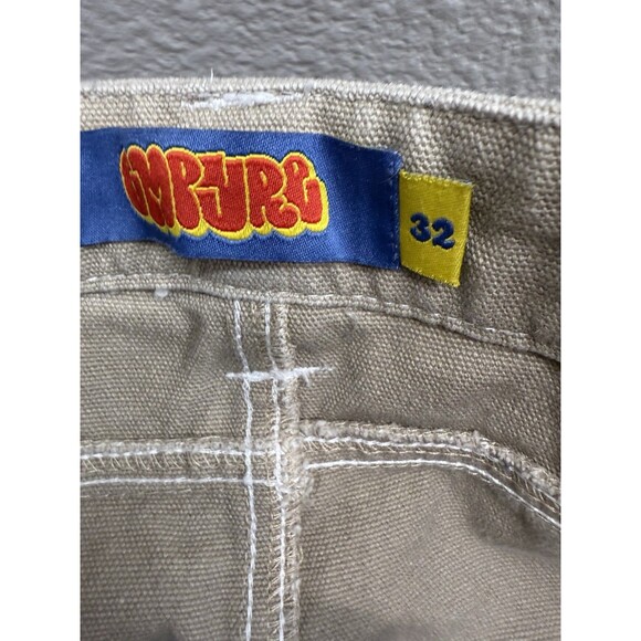 Empyre Mens Jeans Tan Size 32 Skater Baggy Denim - Picture 7 of 8